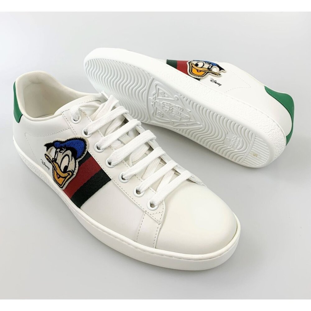 NIB Gucci Disney X Gucci Donald Duck Ace Sneaker SIze 39 - Picture 3 of 11